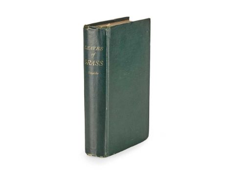 Whitman, Walt Leaves of Grass Washington DC, 1872. Sixth edition, second issue (of the first Washington edition), 8vo, origin