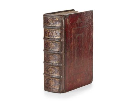 Holy Bible London: Thomas Newcomb and Henry Hills, 1712 4to, 136 plates, [Herbert 917; ESTC T89271]; bound with Book of Commo