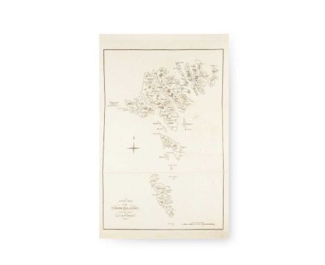 Landt, G. A Description of the Feroe Islands London: Longman, Hurst, Rees and Orme, 1810. 8vo, folding map and 2 plates (one 