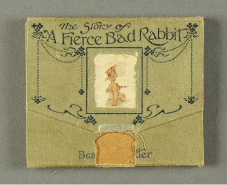 Beatrix Potter, one volume "The Story of A Fierce Bad Rabbit", First Edition 1906, concertina form, lacking tab.