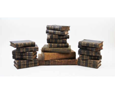 DICKENS (C), MASTER HUMPHREY'S CLOCK, Vol. 1, three quarter leather with marbled boards (worn), with illustrations by George 