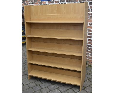 Library style shelf unit