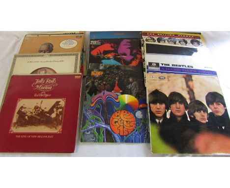 Assorted 33 rpm LPs inc The Beatles, The Rolling Stones, Bjork, Cat Stevens, John Lennon and James Taylor