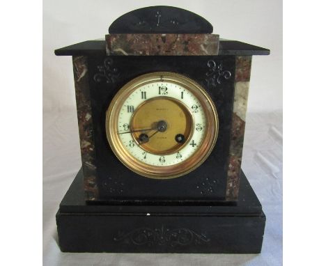 Mansell of Lincoln slate mantel clock H 26 cm