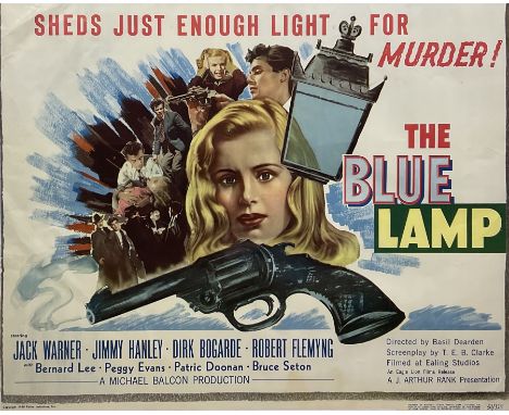 Original Vintage Film Poster - The Blue Lamp (1950) National Screen Service film poster starring Dirk Bogarde, Jack Warner an