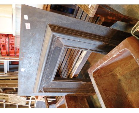 Large cast iron fire surround