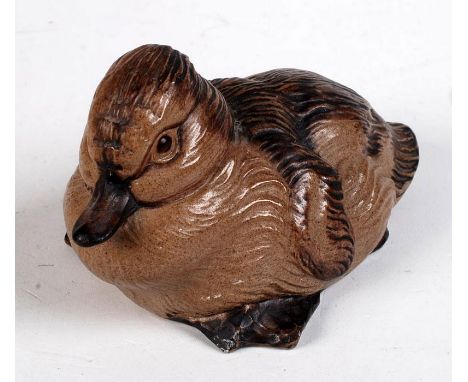 A small Poole stoneware duckling.