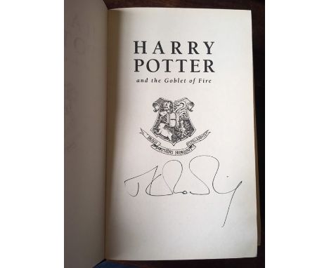 Rowling, J. K. Harry Potter and the Prisoner of Azkaban, eighth impression, signed by the author in black ink with an apology