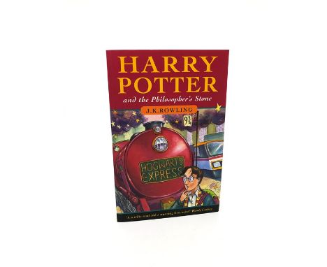 Rowling, J. K. Harry Potter and the Philosopher's Stone, first edition, first issue, London: Bloomsbury, 1997, paperback, pri