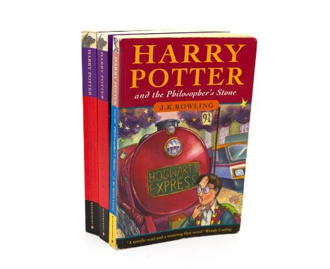 Rowling, J. K. Harry Potter and the Philosopher's Stone, first edition, first issue, London: Bloomsbury, 1997, paperback, pri