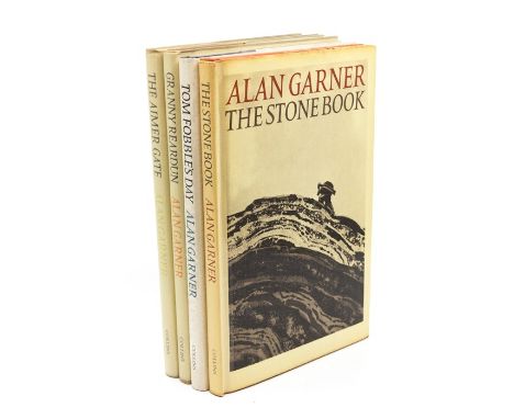 Garner, Alan. The Stone Book Quartet. The Stone Book, second impression, London: Collins, 1977, signed by the author in bold 