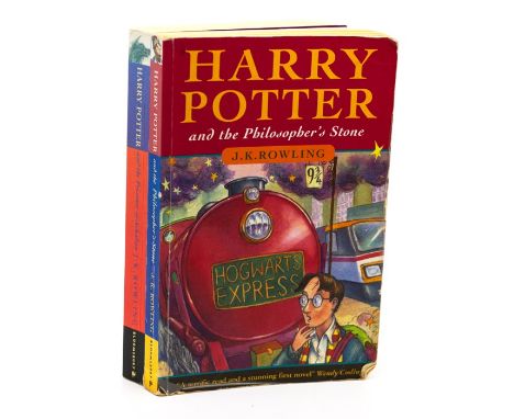 Rowling, J. K. Harry Potter and the Philosopher's Stone, first edition, first issue, London: Bloomsbury, 1997, paperback, pri