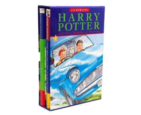 Rowling, J. K. The Harry Potter Gift Set: Harry Potter and the Philosopher's Stone, first edition, fourth impression ("10 9 8