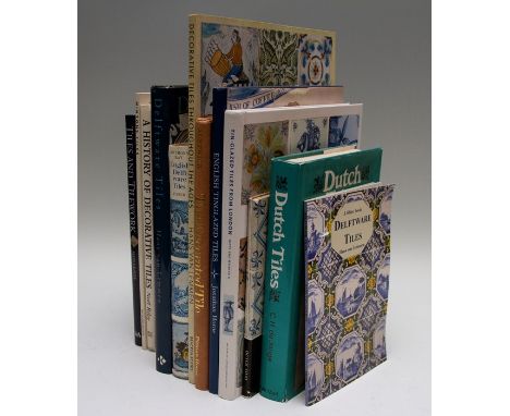 A collection of reference books relating to Tiles and tile collecting. To include: English Delftware Tiles (Ray), Tiles and T