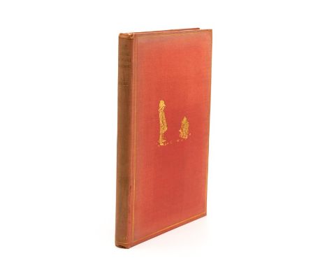 Milne, A. A. The House at Pooh Corner, first edition, London: Methuen, 1928, publisher's pink gilt cloth, top edge gilt, penc