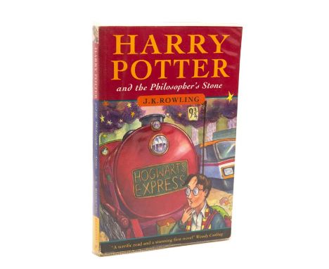 Rowling, J. K. Harry Potter and the Philosopher's Stone, first edition, first issue, London: Bloomsbury, 1997, paperback, pri