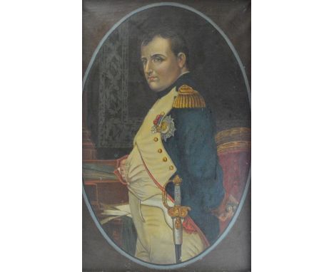 L..J.., a portrait of Napoleon III, monogram and dated 1919 l.l., oil on canvas, 65 by 40cm, framed
