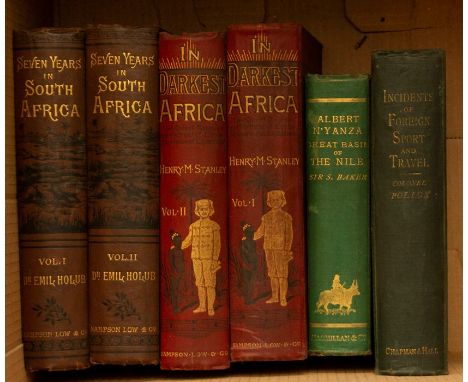 Travel / Exploration Interest. Collection of books, comprising: Seven Years in South Africa, second edition, by Dr. Emil Holu