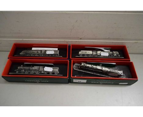 ROYAL MAIL COLLECTABLES, 1/160TH SCALE PEWTER MODELS OF TRAINS TO INCLUDE 'EVENING STAR' 'CITY OF ST ALBANS' AND OTHERS