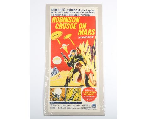 Paramount Pictures (publisher) - 'Robinson Crusoe on Mars' (Australian Poster for the Movie), offset lithograph, printed by R