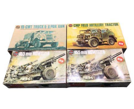 Airfix 1:35 Scale British Military Vehicles model kitsch Grant Tank No.8365, M3 Grant Tank No.8356, 15 CWT Truck &amp; 6 PDR 