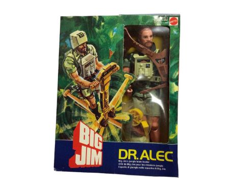 Mattel (1986-1988) Big Jim Dr. Alec 10" GlobalCommand Series action figure, opened window box (1)