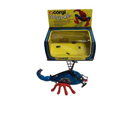 Corgi Super Heroes die cast toys including Batman's Batbike No.268, Superman's Daily Plant Jetcopter No.929 &amp; Metropolis 