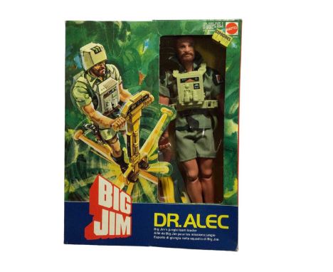 Mattel (1986-1988) Big Jim Dr. Alec 10" Global Command Series action figure, sealed window box (1)