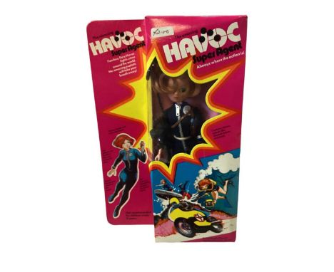 Model Toys Limited The Amazing Havoc Super Agent 9 1/2" action figure, in window box No.75001 &amp; Race Against Death outfit