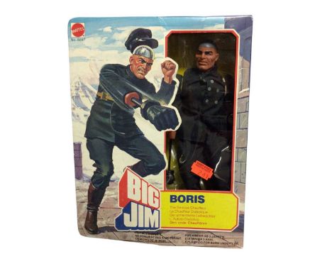 Mattel (1980-1982) Big Jim Boris The Devious Chauffer 9" Spy Series action figure, box sealed No.5097 (1)