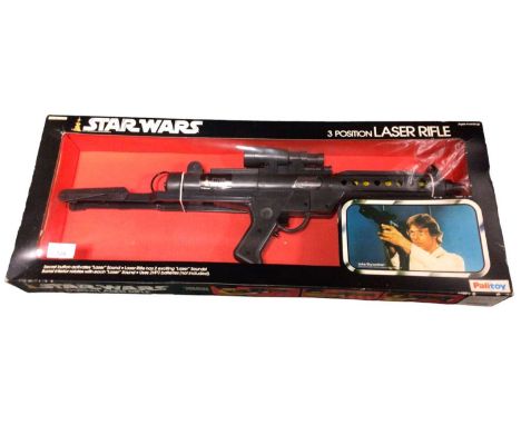 Palitoy Star Wars 3 Position Laser Rifle copy of one used by Luke Skywalker, boxed No.72012 (1)