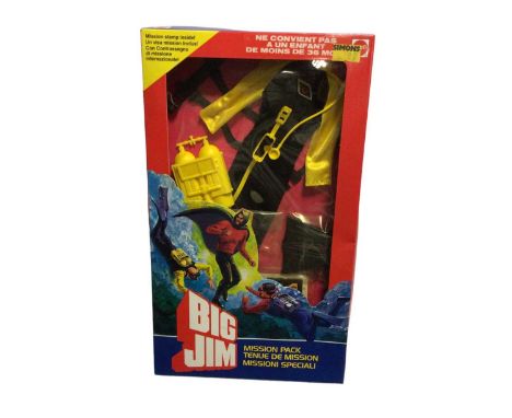 Mattel c1984 Big Jim Mission Packs including Deep Sea Caper No.9397, Undersea Adventure No.9396, Assignment Espionage No.9398