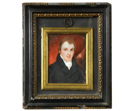 Irish School, 19th Century  Portrait miniature of a gentleman, believed to be a member of the Hart family, head and shoulders