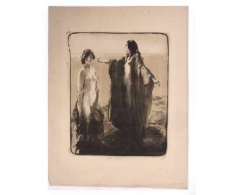 AR GERALD SPENCER PRYSE (1880-1957) "The Bathers" black and white lithograph, signed and inscribed with title in pencil to lo