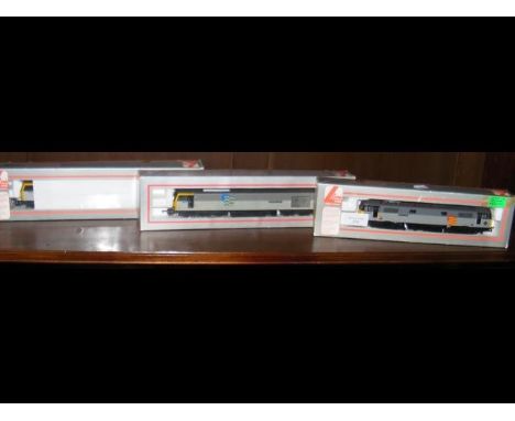 A boxed Lima Diesel Loco, together with two others 