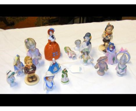 Goebel figures, pin dolls, etc. 