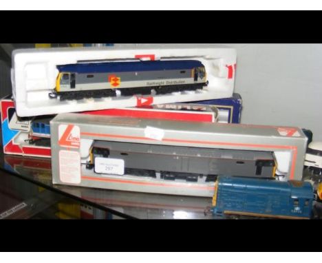 A boxed Lima Diesel Locomotive, together with others 