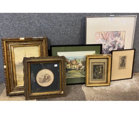 Assorted prints and paintings 