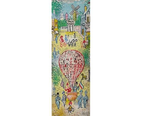 Charles Cobelle (French 1902-1994), Vins, signed limited edition lithograph, no. 121/500, framed