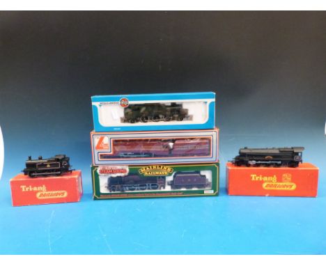 Five Lima, Airfix, Mainline and Tri-ang 00 gauge locomotives, all in original boxes
