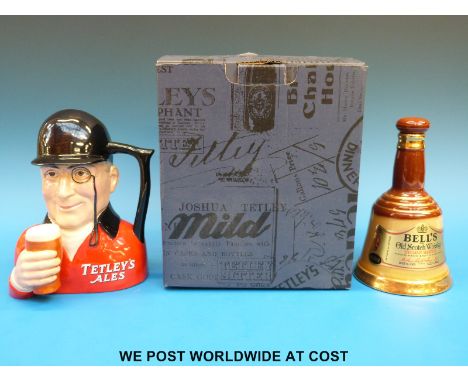 A limited edition (236/300) Tetley's Ales 175 years commemorative character jug (made by Kevin Francis but not marked as such