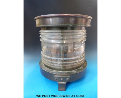 A large Griffiths & Sons, Birmingham mast head ship's lamp (height 40cm) 