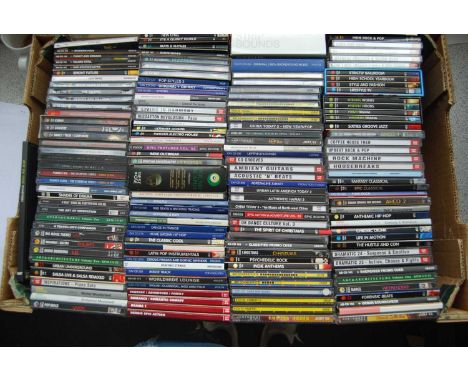 A large collection of miscellaneous production compact discs to include BBC sound effects. (three boxes)Condition report: Lot