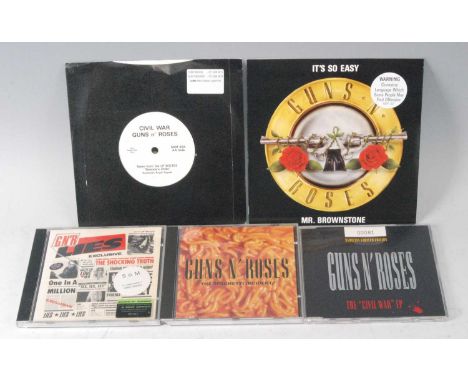 Guns N' Roses - G N' R Lies promotional CD together with "The Spaghetti Incident?" CD, The "Civil War" limited edition E.P. n