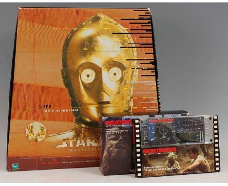 Star Wars, a large collection of memorabilia and related items to include Hasbro Star Wars Masterpiece Edition C - 3PO collec