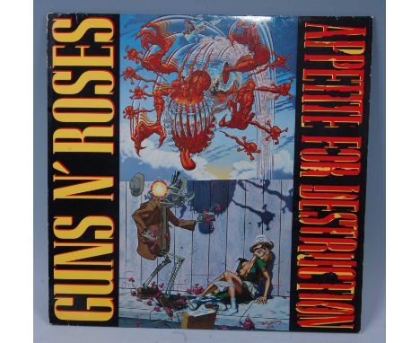 Guns N' Roses, Appetite For Destruction, 1987 Geffen Records 924 148 - 1, Promotional Copy in uncensored sleeve. (1)Condition