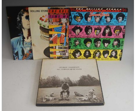 A collection of LP's to include The Rolling Stones - Let It Bleed, Decca SKL 5025 stereo - Time Waits For No One Anthology 19