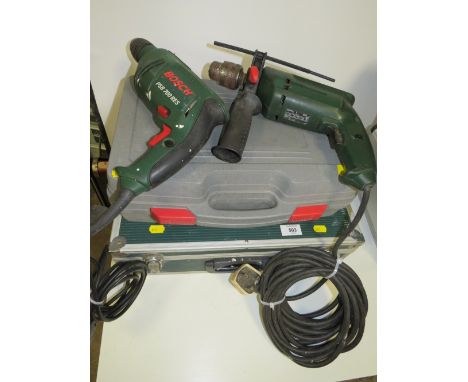 BOSCH CORDED DRILLS, PERFORMANCE HAND DRILL AND AN ORBITAL SANDER