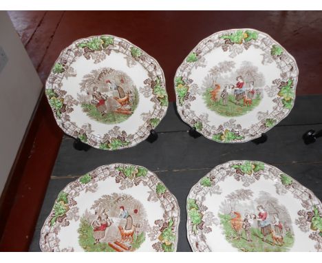 Spode farmyard plates 2 designs x 3 of each Reserve £5
