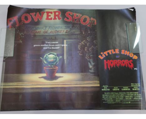 Little Shop of Horrors 12 rolled condition British Quad film posters for the 1986 Warner Bros release with art by J. Ibusuki.